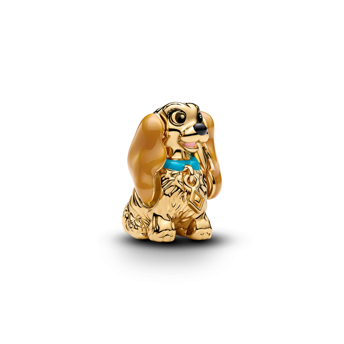 Pandora Gold Disney Lady Charm