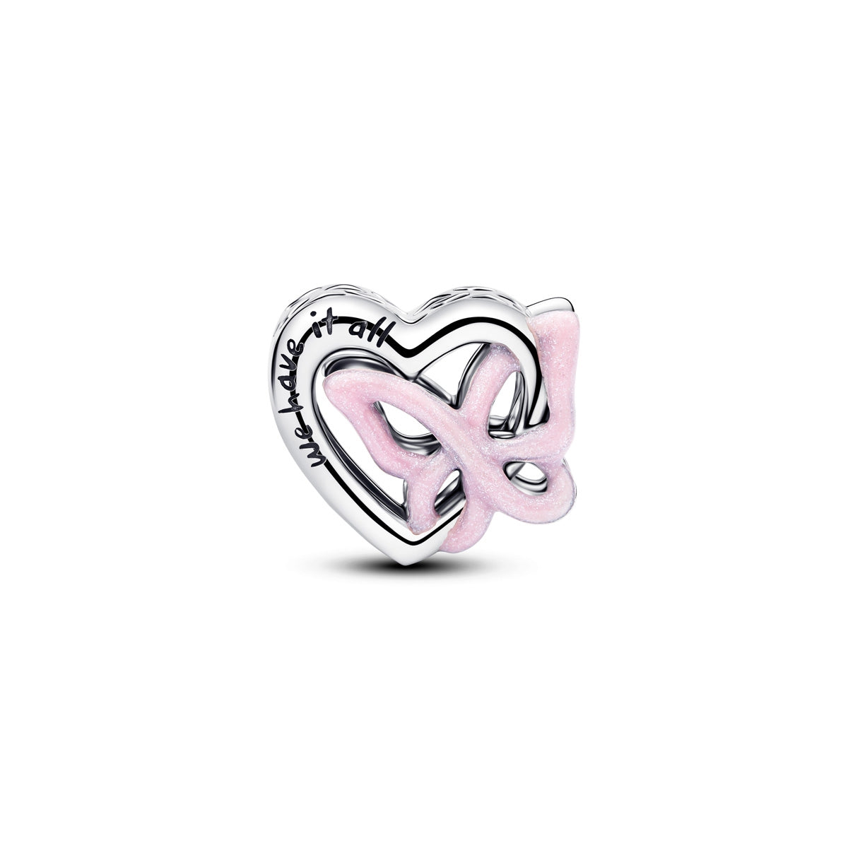 Pandora Silver Entwined Heart & Butterfly Charm