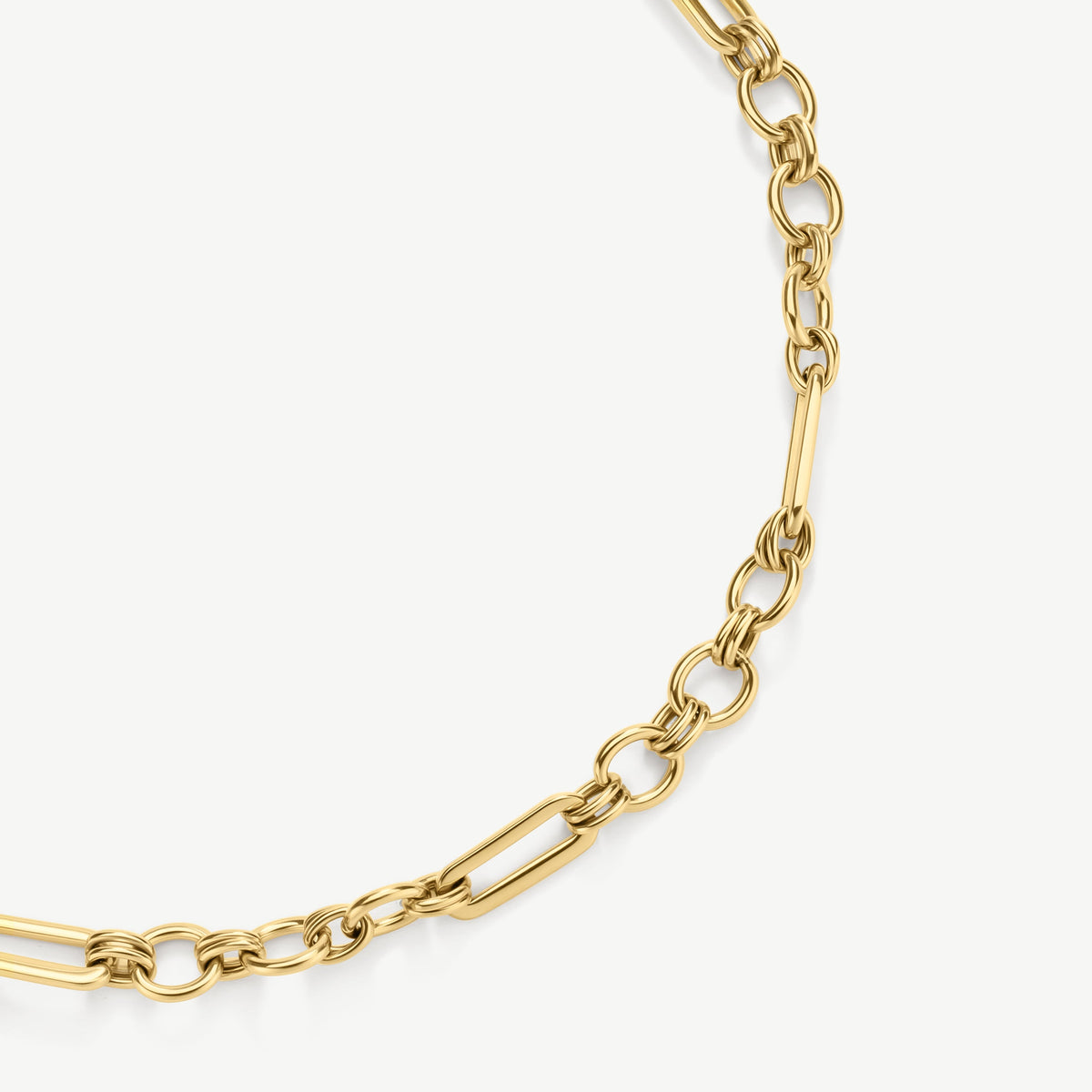 D.Louise Gold Eternal Link Chunky Chain Necklace