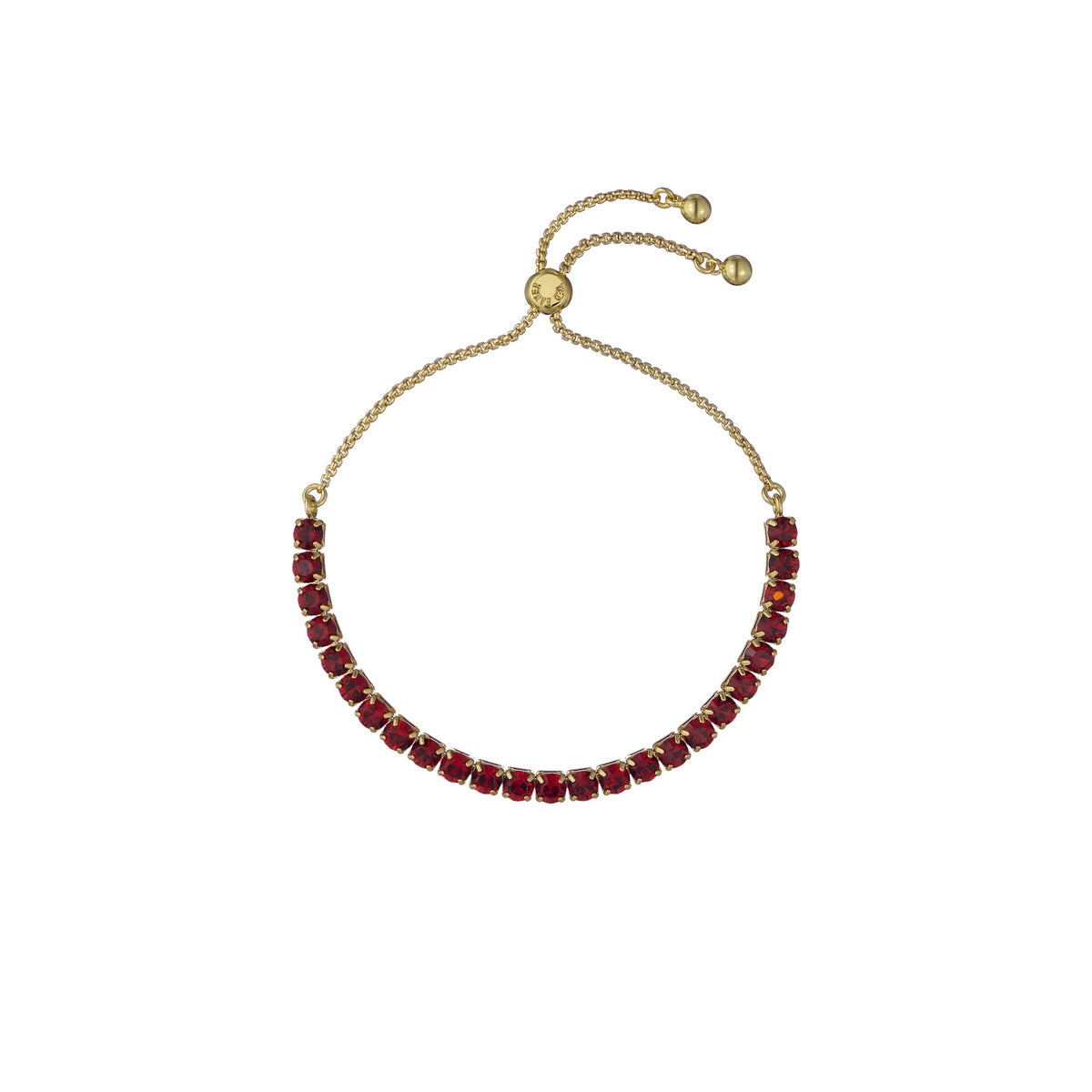 Ted Baker Gold Red Melrah Slider Bracelet