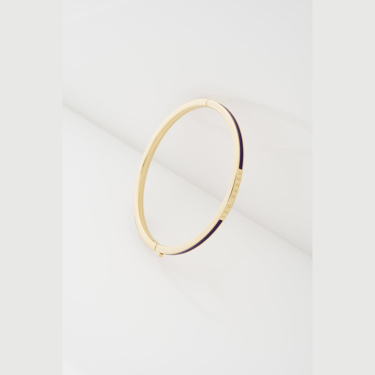 Ted Baker Gold Roley Enamel Roll Purple Bangle