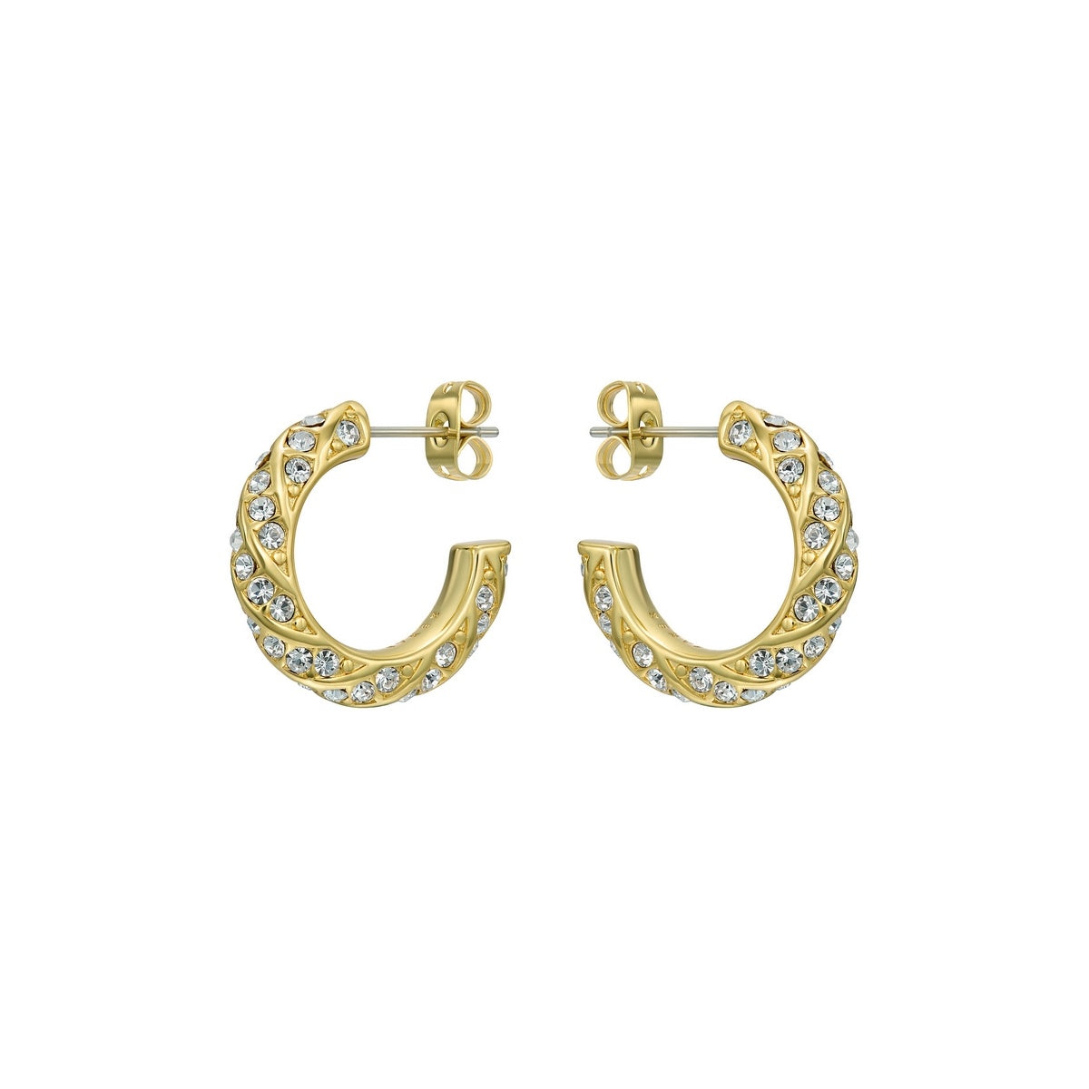 Ted Baker Gold Toni Crystal Twist Hoops