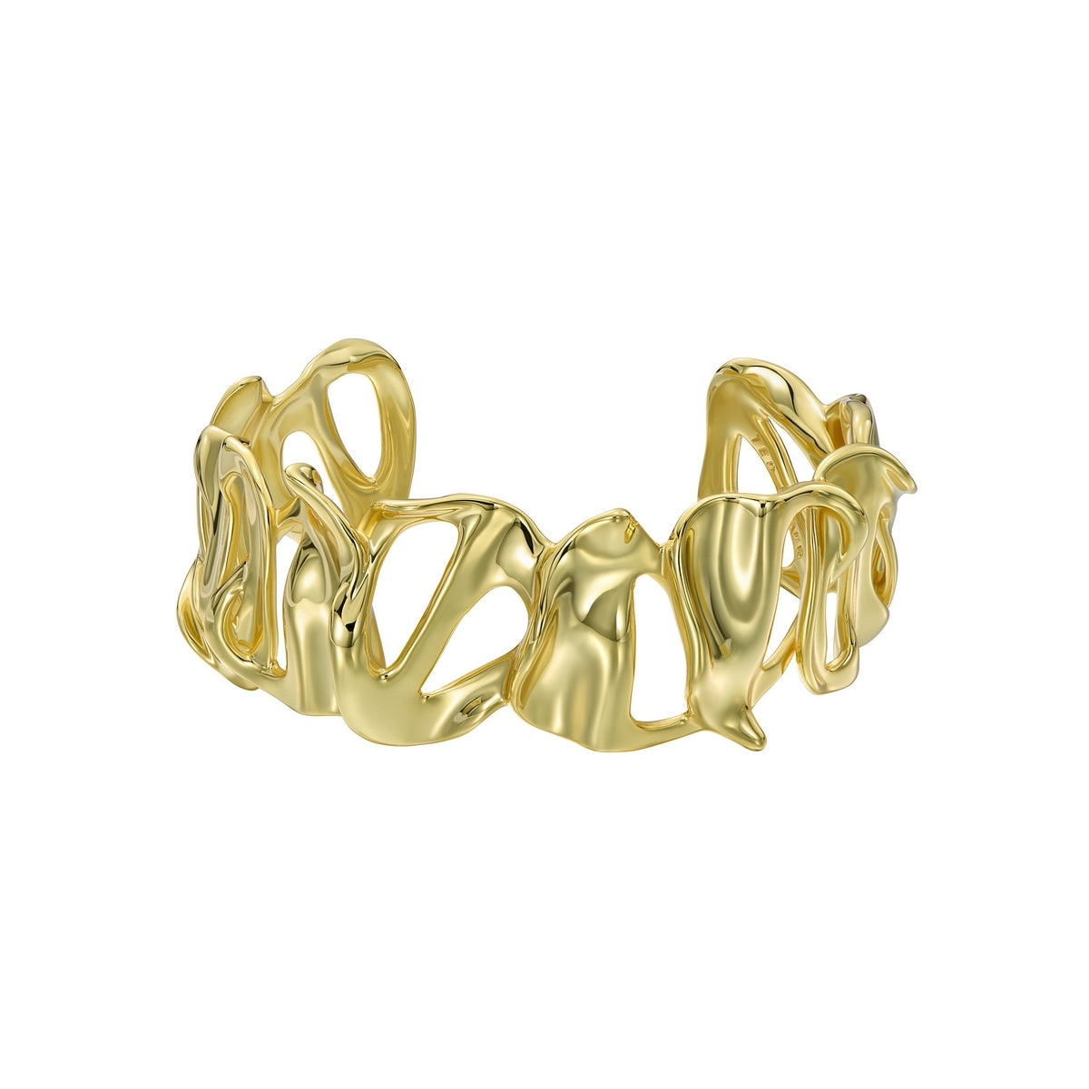 Ted Baker Gold Leila Abstract Leaf Cuff Bangle