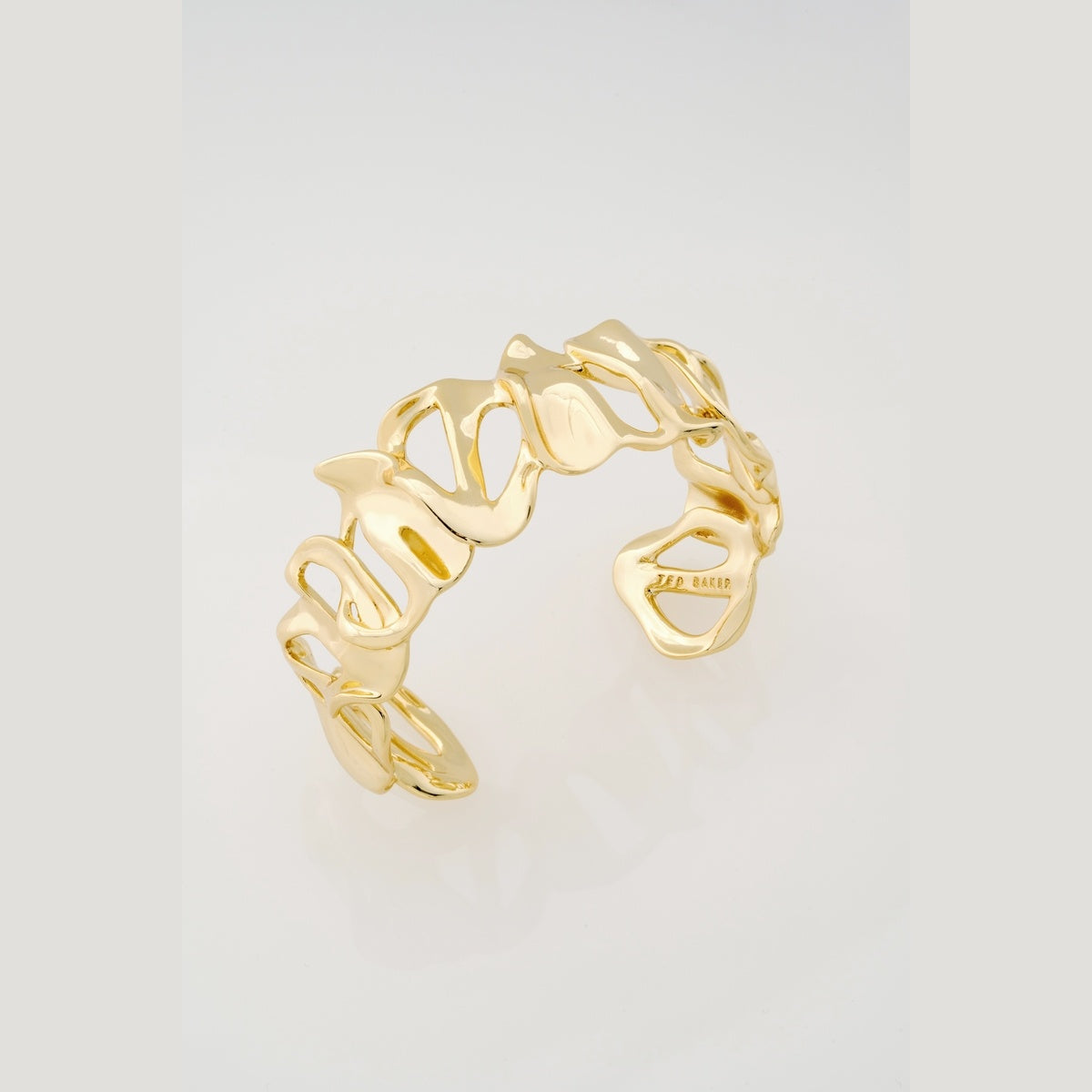 Ted Baker Gold Leila Abstract Leaf Cuff Bangle