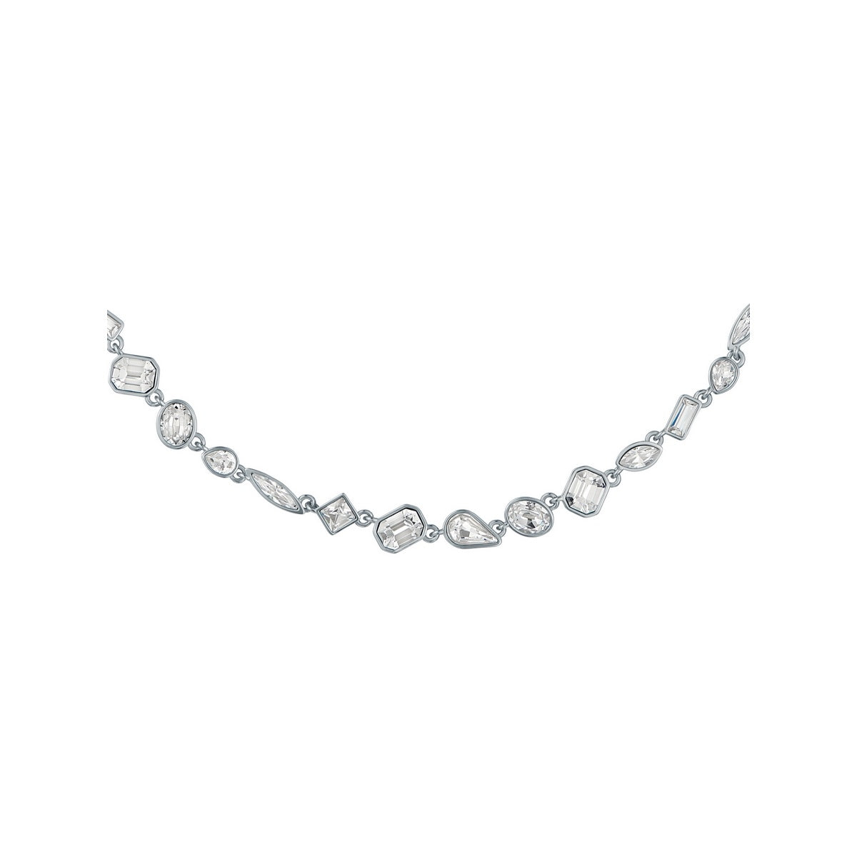 Ted Baker Silver Julie Jewel Chain Crystal Necklace