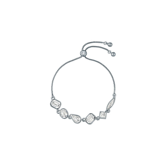 Ted Baker Silver Juliet Jewel Chain Crystal Sliding Bracelet