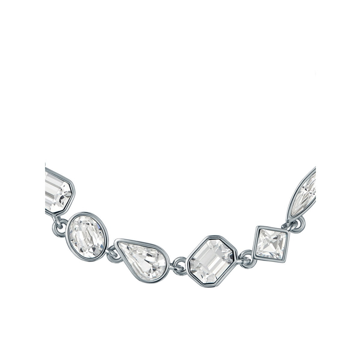 Ted Baker Silver Juliet Jewel Chain Crystal Sliding Bracelet