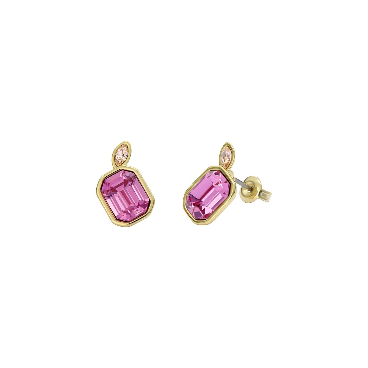 Ted Baker Gold Michelle Mini Crystal Cluster Rose Stud Earrings