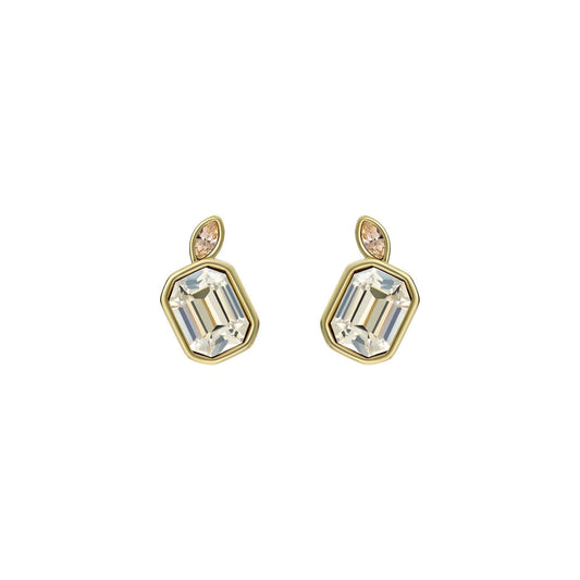 Ted Baker Gold Michelle Mini Crystal Cluster Honey Stud Earrings
