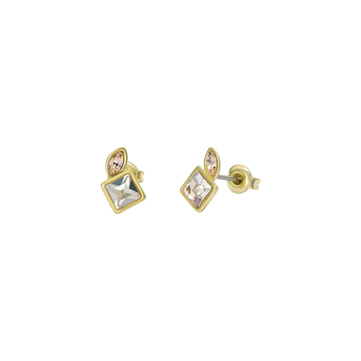 Ted Baker Gold Milani Mini Crystal Cluster Honey Stud Earrings