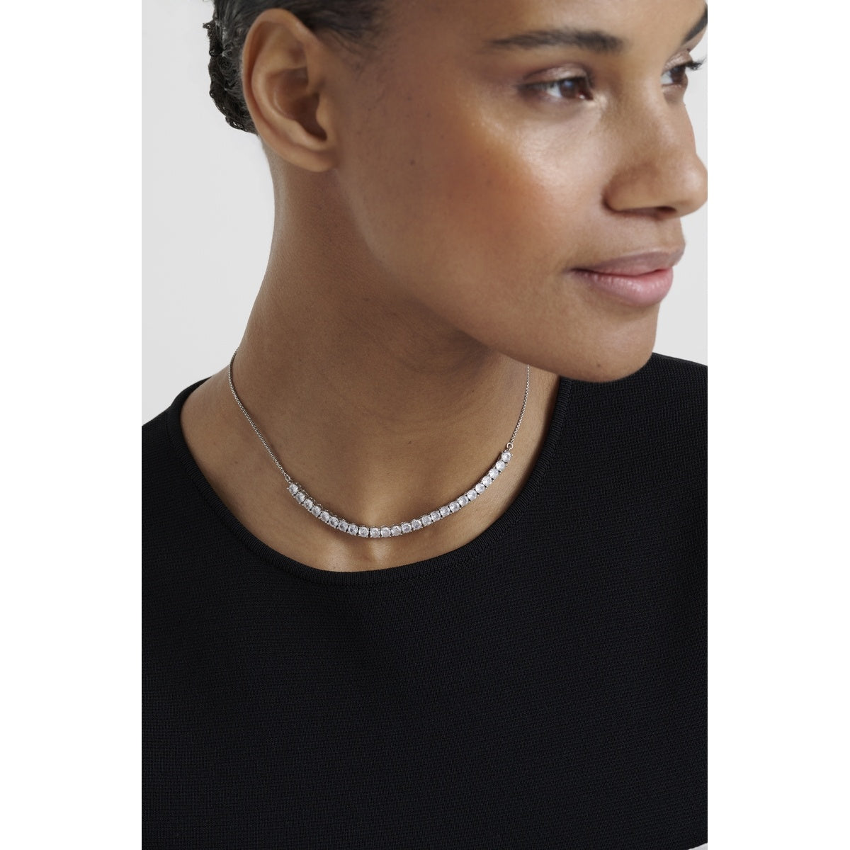 Ted Baker Silver Melrose Tennis Necklace