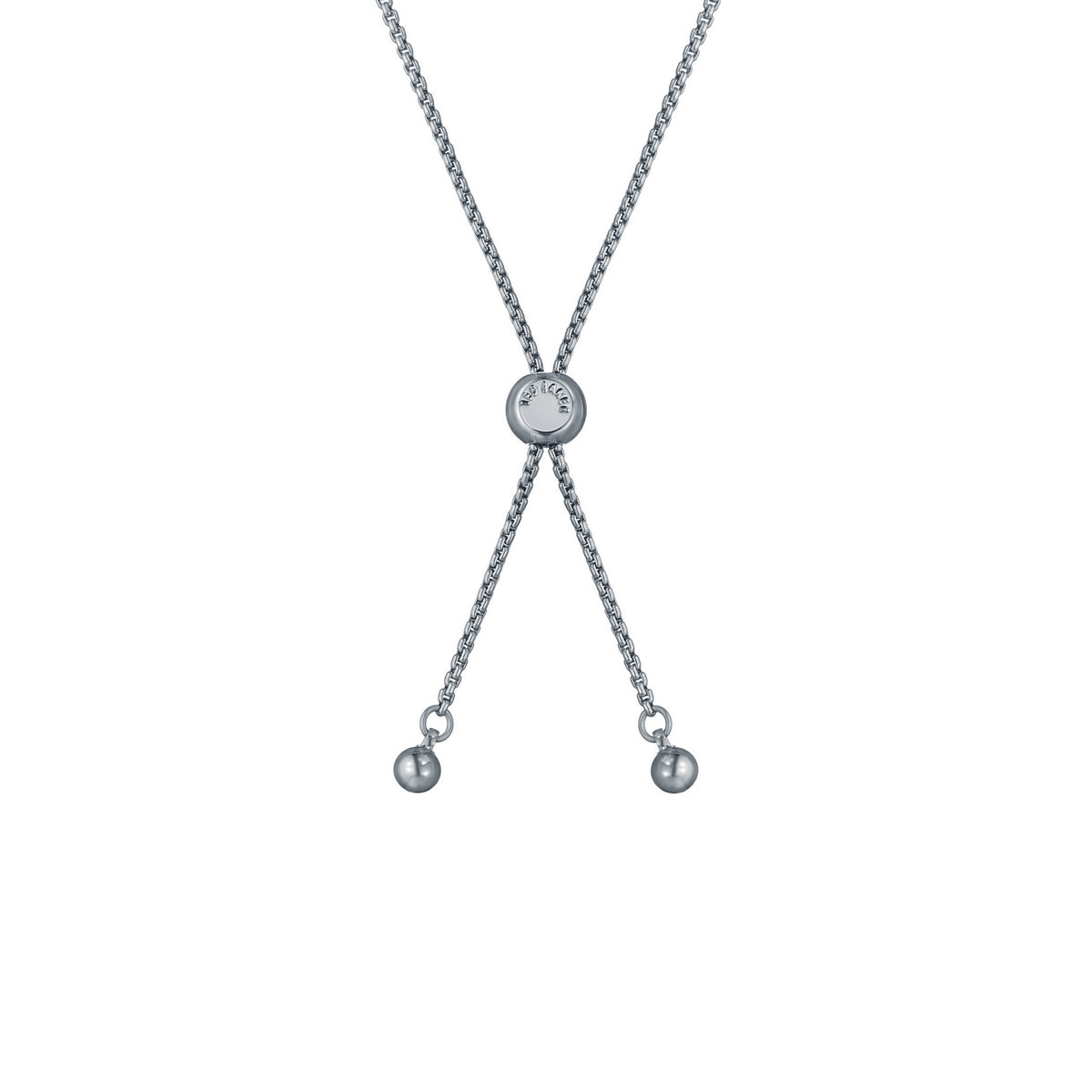 Ted Baker Silver Regina Ripple Heart Slider Bracelet